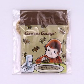 Marimo Craft MCG-064 Curious George Bean Cloth, Food, W 3.5 x H 4.7 inches (9 x 12 cm)