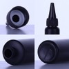 NANSHINE 10pcs 30ml(1oz) Black Plastic Squeeze Dispensing Bottles Glue Bottle