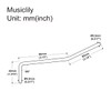 Musiclily Pro 5.5mm Push-in Tremolo Arm Whammy Bar for Strat