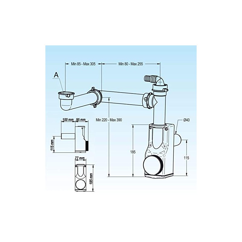 SIFONE LAVELLI 1 VIA PP ISPEZ. SPAZIO1 LIRA