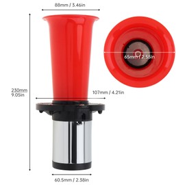 DriSentri Ooga Horn 12V Kit, Classical Car Horn OOGA Air Horns Car Truck Auto Antique Ahooga Vintage Classic Old Style Horns 110dB, Red