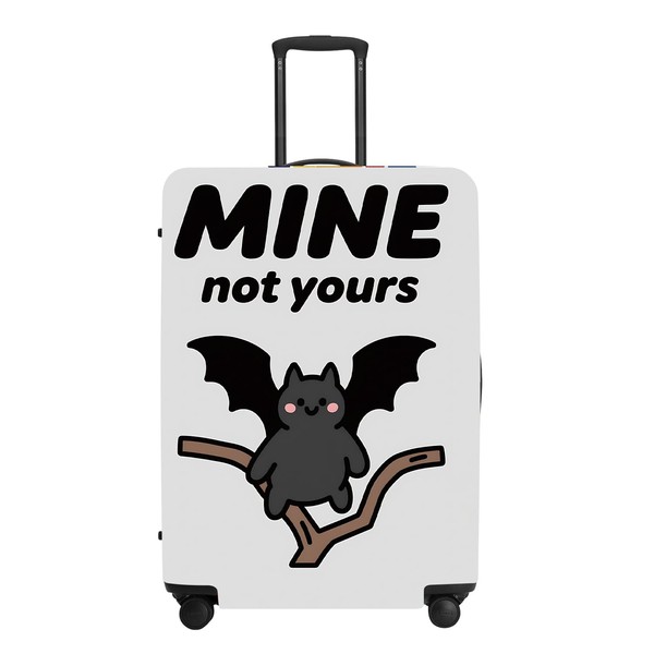 THISFIND Cute Mine NOT YOURS Luggage Cover Set, Cartoon Bat