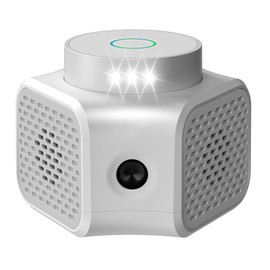 Mouse Repellent Ultrasonic Plug in,Mice Repellent Indoor,Rodent Repellent with LED Light Ultrasonic for House for Bat Mouse Removal Attic RV Garage White