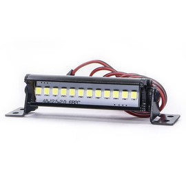 WANGCL Universal RC Car LED Light Bar 12LED 50mm for Remote Control Cars Accessories Compatible with TRX4 SCX10 D90