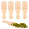 Small Wooden Scoop, Wooden Handle Mini Salt Scoop, Spice Spoon