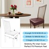 PU Leather Seat Covers for Dining Chairs Set of 4
