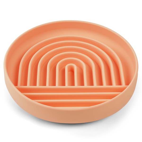Adiwo Slow Feeder Dog Bowls,Silicone Durable Dog Slow Feeder Bowl