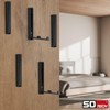 SOTECH Valvo Folding Hooks Matt Black 120 x 16 x