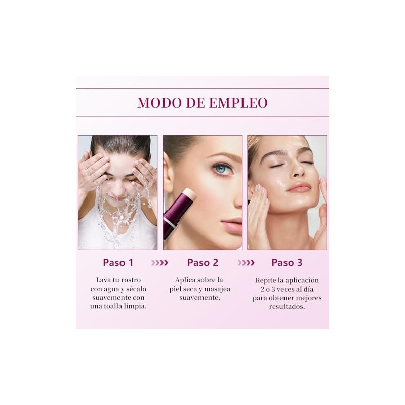Bálsamo Multi Volumen de Calcio, Barra de Cuidado de Ojos,