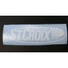 Oracal ST.CROIX Fishing Rod Logo /White/ Vinyl Window Decal #