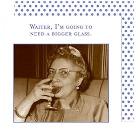 Shannon Martin Design 20-Count 3-Ply Paper Beverage Napkins, Wine is Proof