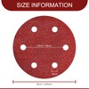 Awutzut 9 Inch 6 Hole Sanding Discs 40/60/80/120/150/240 Assorted Grit
