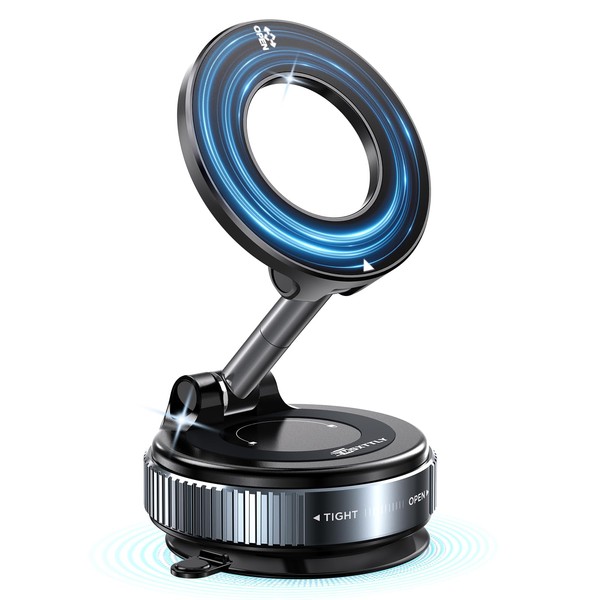 MSXTTLY Vacuum Magnetic Phone Holder for Car Suction Cup Phone
