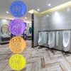 SUQ 12PCS Urinal Screen Deodorizer, Splash Mats, Urinal Screen Deodorizer