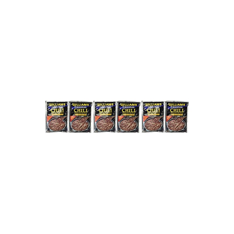 Williams Original Chili Seasoning (Pack of 6)