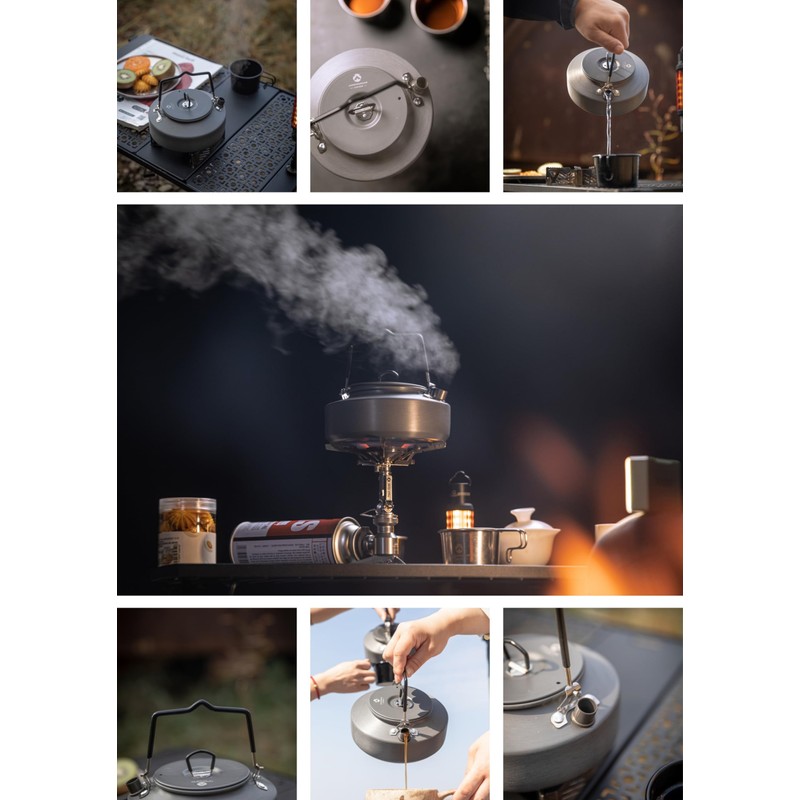 Camping Moon S800 Anodized Femina Kettle for 1 Person 0.8L