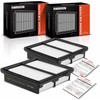 A-Premium Juego de 2 Filtros de Aire de Motor para