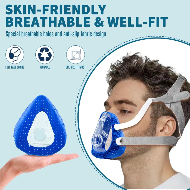 NATAKU 4 Pack Mask Liners Compatible with Large Full Face