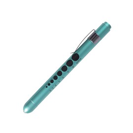 Aokin Aokin Medical Pen Light for Nurse Doctor, Reusable LED Medical Penlight Flashlight with Pupil Gauge and Ruler, White Light, Teal