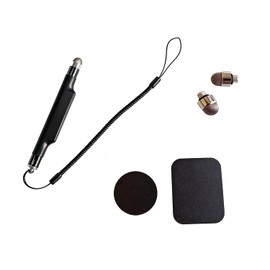 Motorcycle Stylus Pen，Magnetic Stylus，Magnet Pen，Phone Stylus for Motorcycle， Motorcycle Touch Pen， Glove-Friendly Pen，Metal Plates，Replacement Tips， Anti-Loss Strap，Strong Magnet