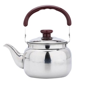 Luxshiny Kettle Teapot with Handle Tea Pots for Stove Top Stove Safe Teapot Stove Top Teapot Whistling Tea Pot Whistling Coffee Cup Gas Boiled Old Fashioned Stainless Steel Make Tea Heater