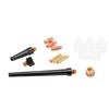 Welding Torch Accessories Kit Glass Cup Nozzle Brass Consumables for
