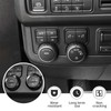 Linskip Aluminum Alloy Control Knob Covers for 2021-2024 Chevy Suburban