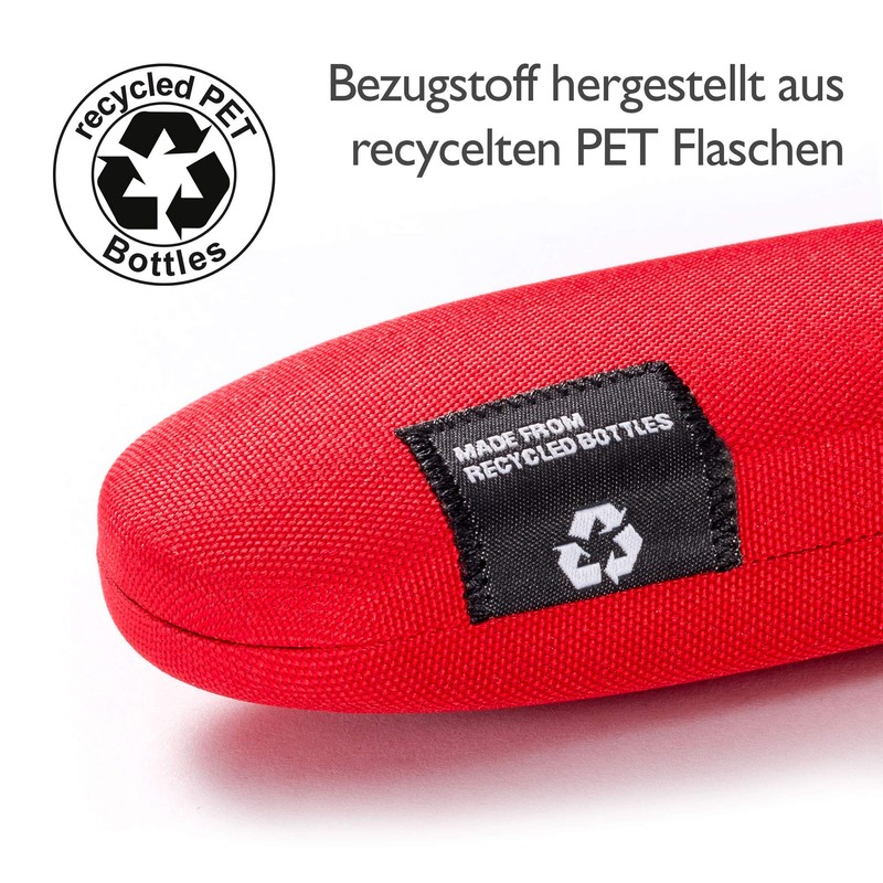 FEFI - Hard case glasses case with fabric cover made