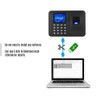 Biometric Fingerprint Password Attendance Machine Employee Check-in Time Clock