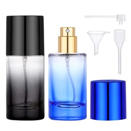 Segbeauty 0.68oz Travel Cologne Sprayer, Perfume Spray Bottles Refillable, 2pcs 20ml Empty Perfume Bottle for Women, Mixed Color Cologne Atomizer for Men, Portable Mini Spray Bottle for Fragrance