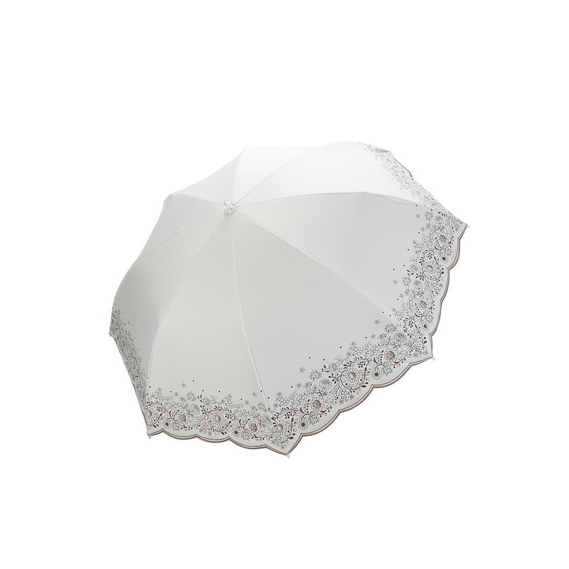 [Metrocity] Line Flower Sun Protection Umbrella MPSJ-0111