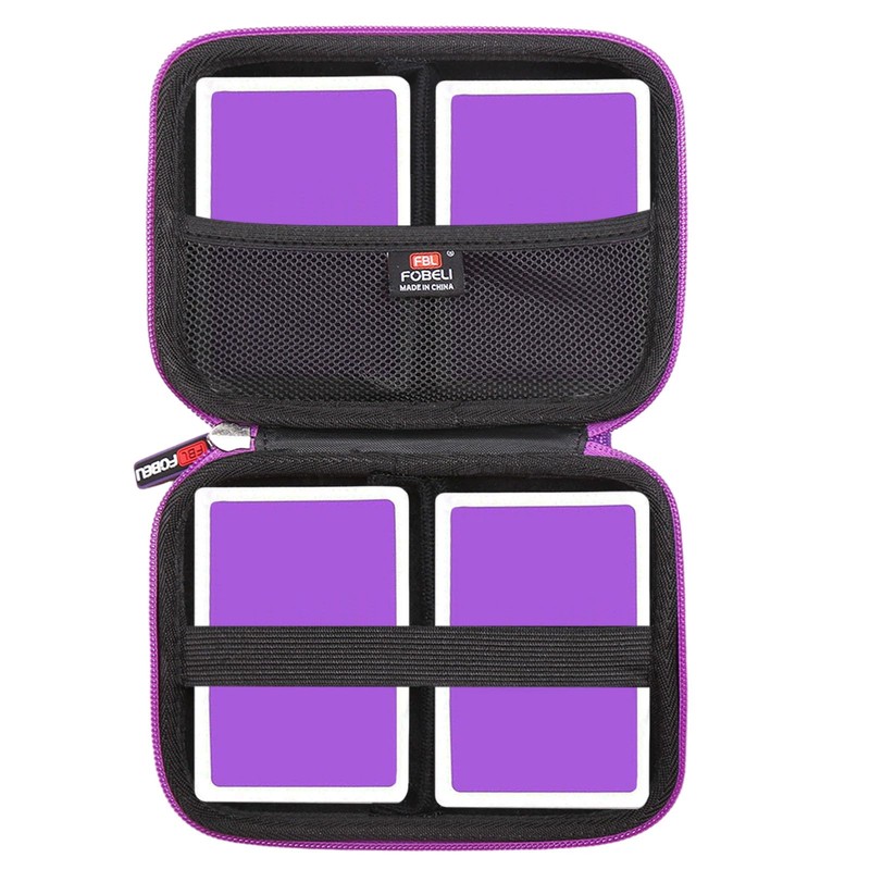 FBLFOBELI 360+ Card Game Case Compatible with UNO/Piles/Phase 10/Exploding Kittens/Five