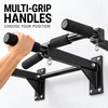 Wall-Mounted Multi-Grip Pull-Up Bar for Home Gym, 36.6-Inch Wide