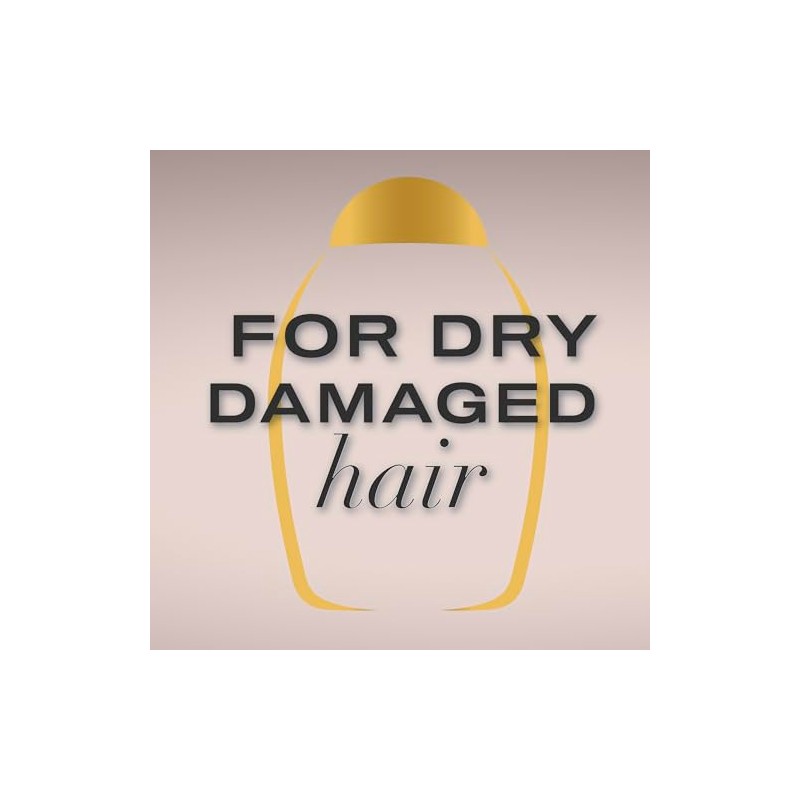 OGX, Shampoo Coconut Milk, Ideal para Cabello Seco y Dañado,