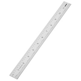 Mr. Pen Machinist Ruler, 12 Inch Stainless Steel with Inch Graduations 1/8", 1/16", 1/32", 1/64"