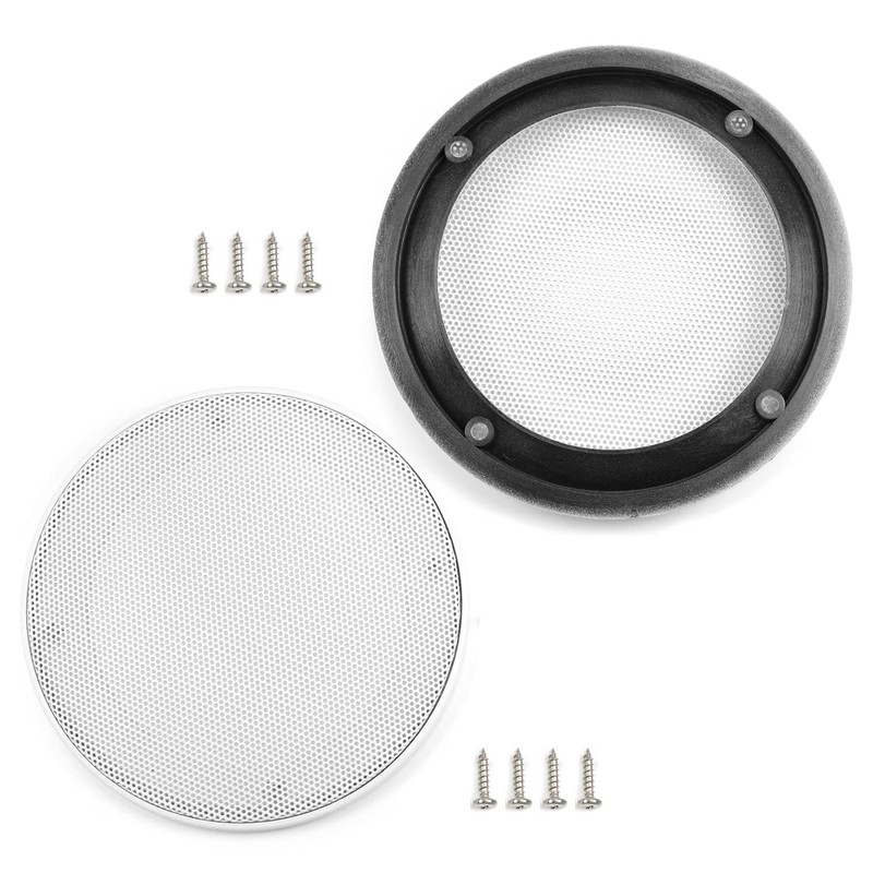 Fielect 2 Pcs 5" Speaker Grill Cover Mesh Decorative Circle