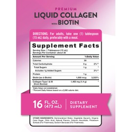 Nature's Truth Liquid Collagen | 16 oz | with Biotin | Beauty Formula | Berry Flavor | Non-GMO & Gluten Free Supplement
