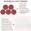 50 Pcs 9-Inch 10-Hole Drywall Sanding Discs Set, 10 Each