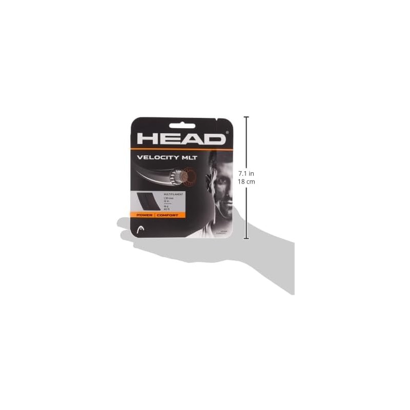 HEAD Velocity MLT Cuerda de Raqueta de Tenis 40' Set
