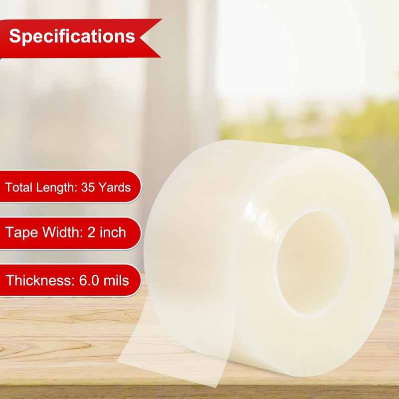 PackYard Transparent Window Seal Weather Sealing Tape 2 Inch x