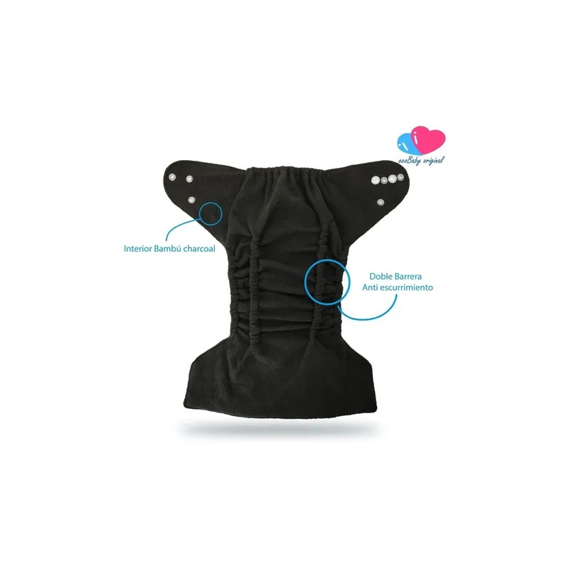 Pañal Ecobaby Ecológico Premium Con Inserto Nocturno