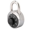 Rotary Digit Code Combination Padlock Round Security Lock for Door