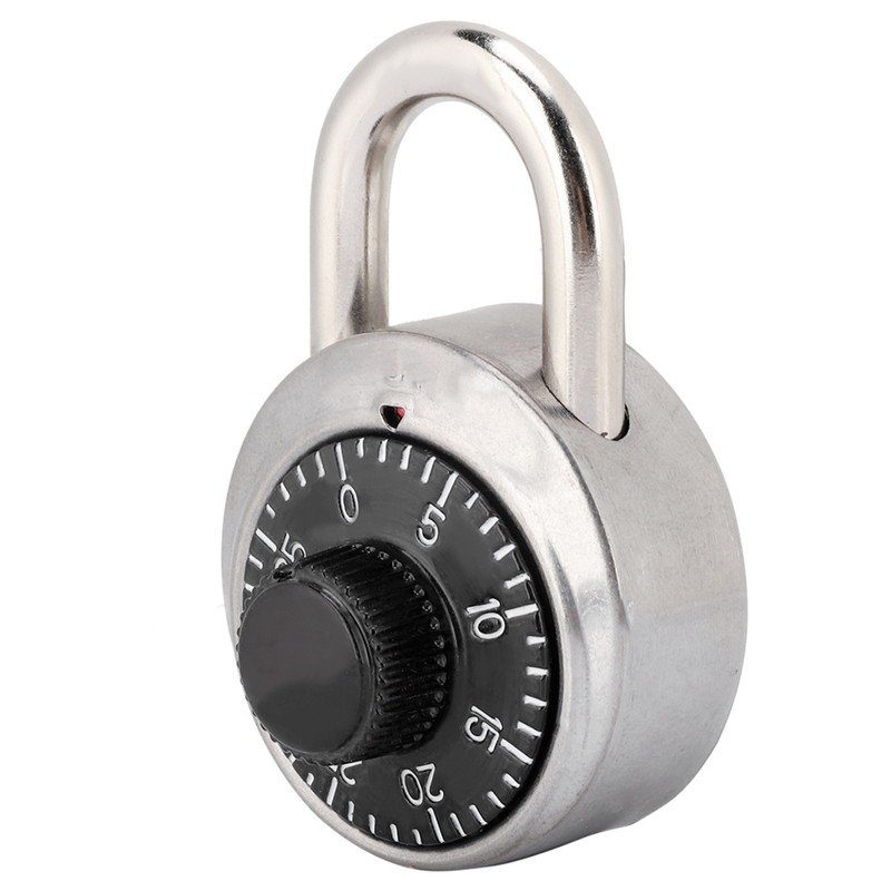 Rotary Digit Code Combination Padlock Round Security Lock for Door