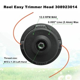 Anpongta Reel Easy Trimmer Head for Toro 51954 51955 51974 51975 Straight & Curved Shaft Gas Trimmers 308923014 120950010