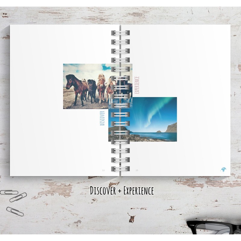Travel Diary Iceland to Write Yourself or as a Farewell
