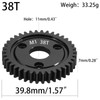 M1 Spur Gear 1.0 Metric Pitch 38-Tooth, 30T 32T 34T