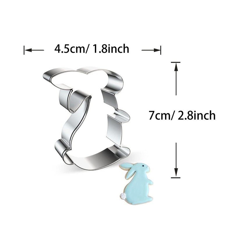 WDYJMALL Standing Rabbit Shape Cookie Cutter