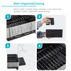 Home Zone Living Large 1-Tier Stainless Steel Dish Drying Rack