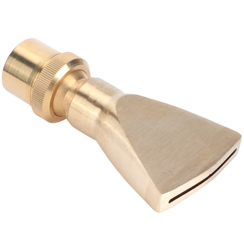 Brass Narrow Fan Jet Water Fountain Nozzle Spray Head Adjustable