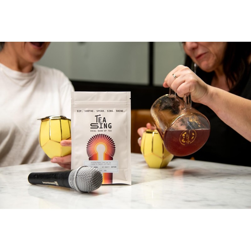 Tea-Sing Vocal Warm-Up Tea - Herbal Loose-Leaf Tea Blend for